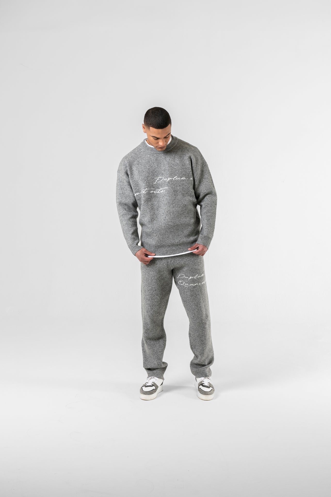 WXM Knit Tracksuit - Grey