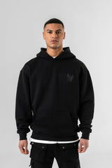 WXM Draig Oversize Hoodie - Black