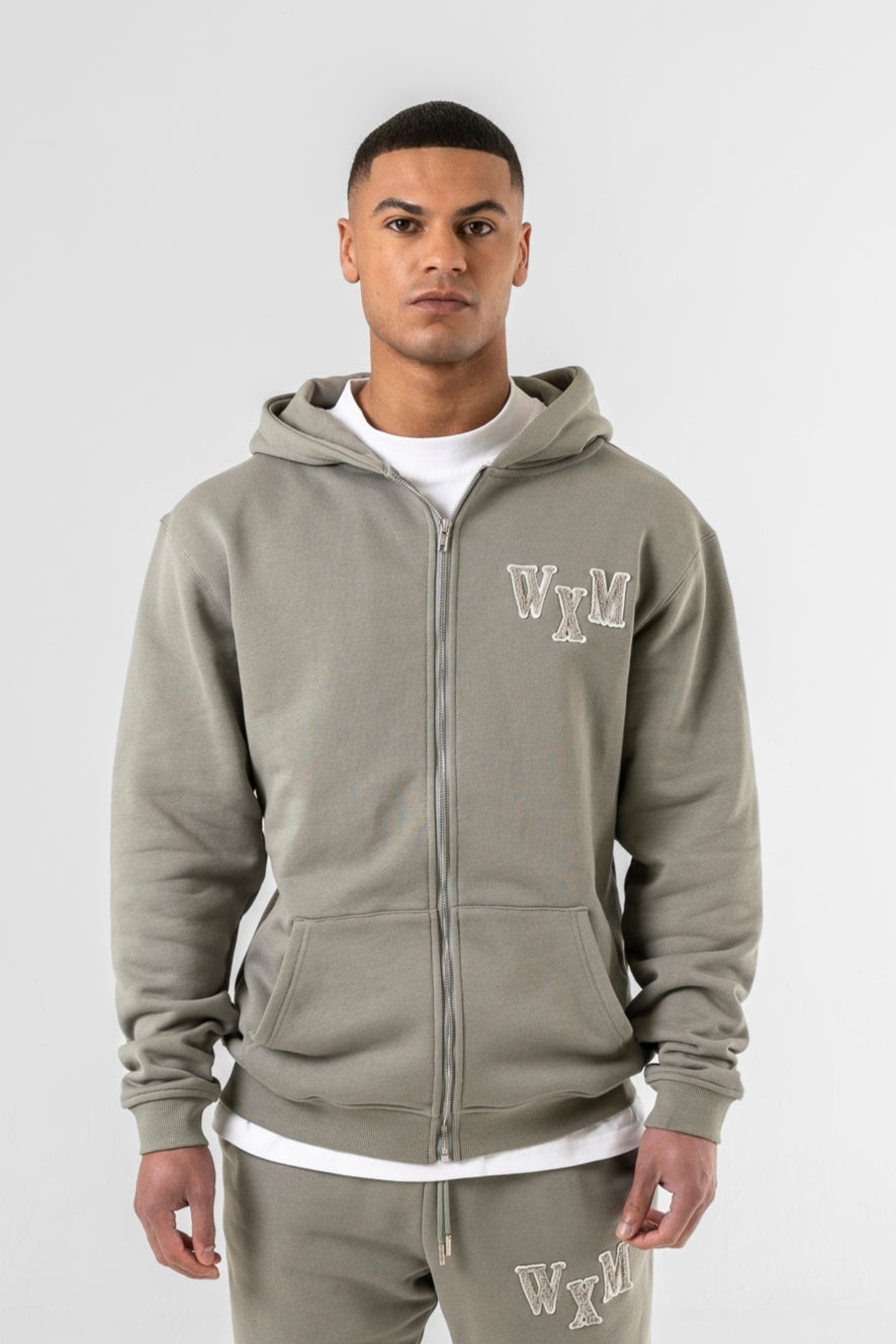 WXM Zip Hoodie - Sage