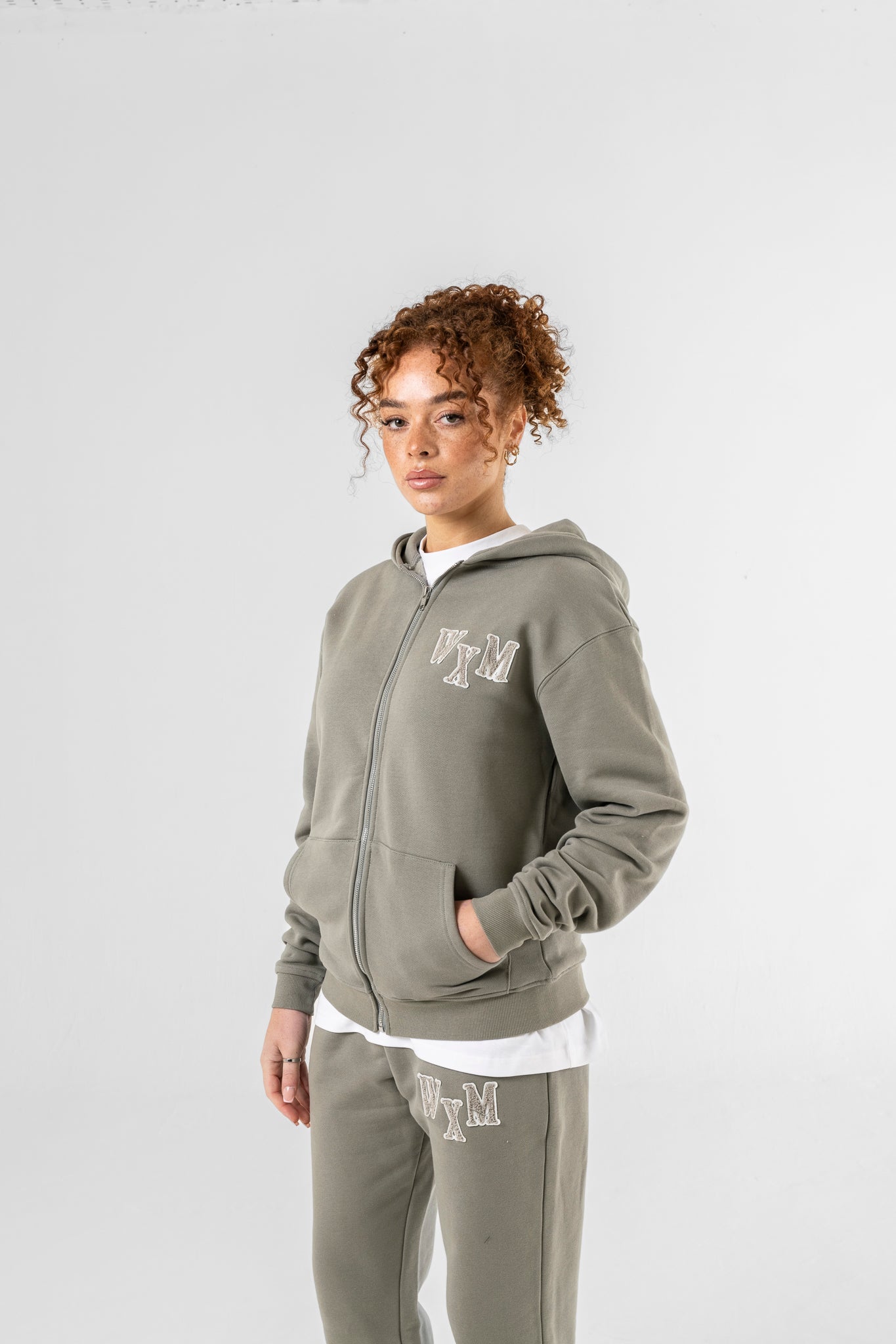 WXM Zip Hoodie - Sage