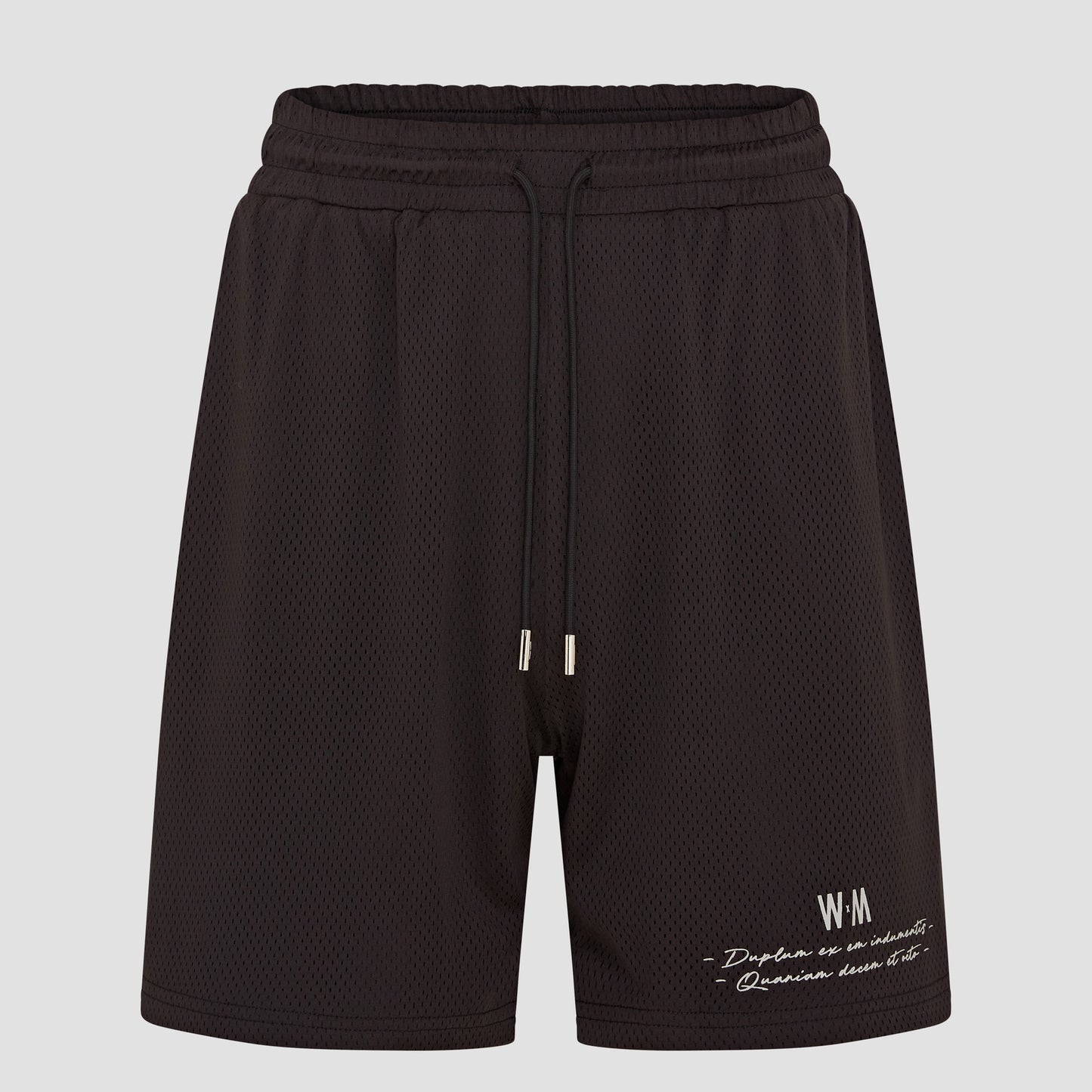 WXM Black Mesh Shorts