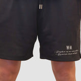 WXM Black Mesh Shorts