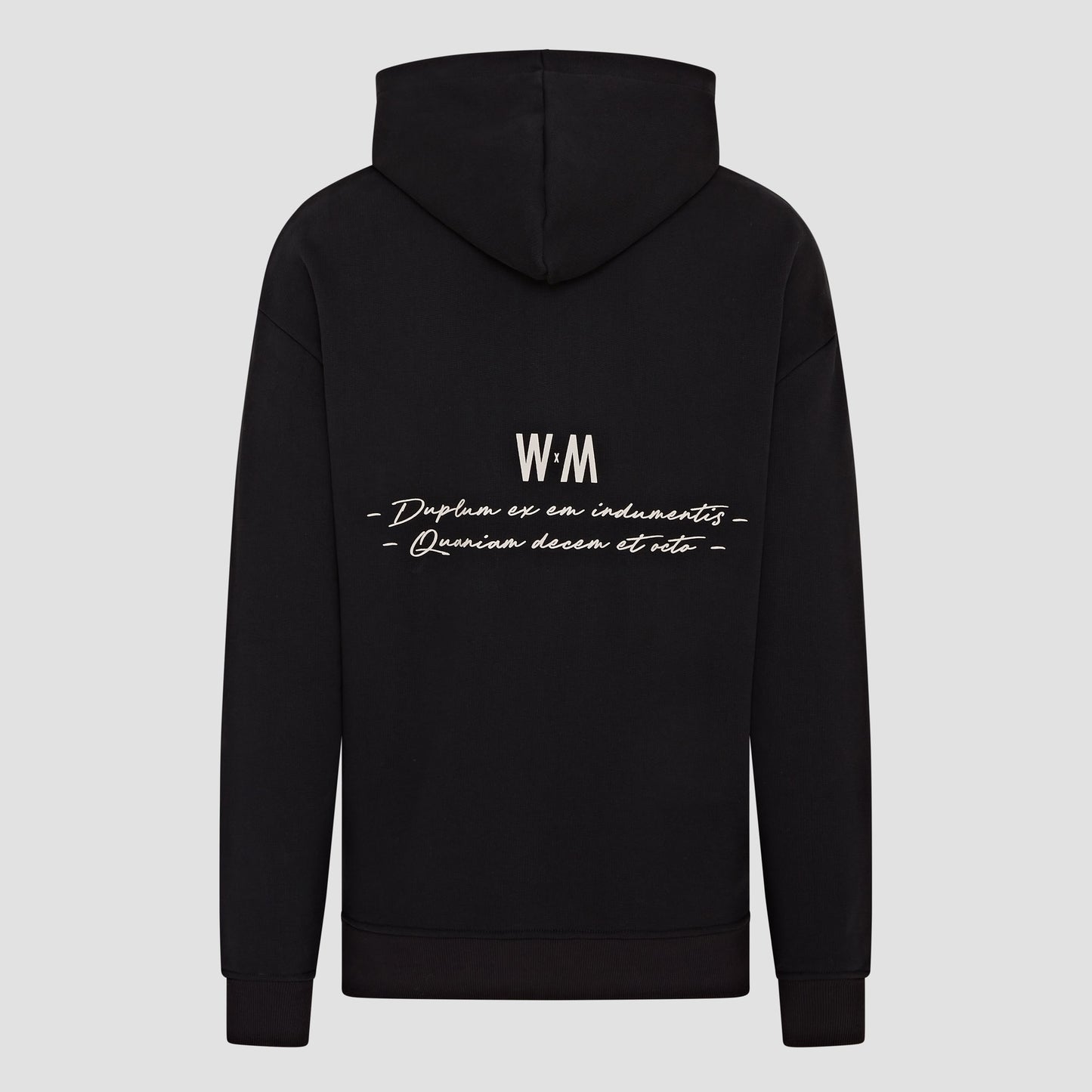 WXM Black Oslo Grey Oversize Hoodie