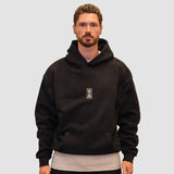 WXM Black Oslo Grey Oversize Hoodie