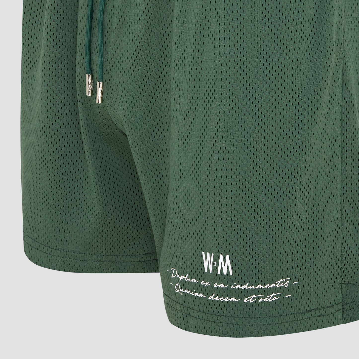 WXM Bottle Green Mesh Shorts