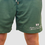 WXM Bottle Green Mesh Shorts