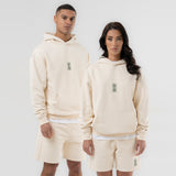 WXM Ivory Oversize Hoodie & Shorts Set