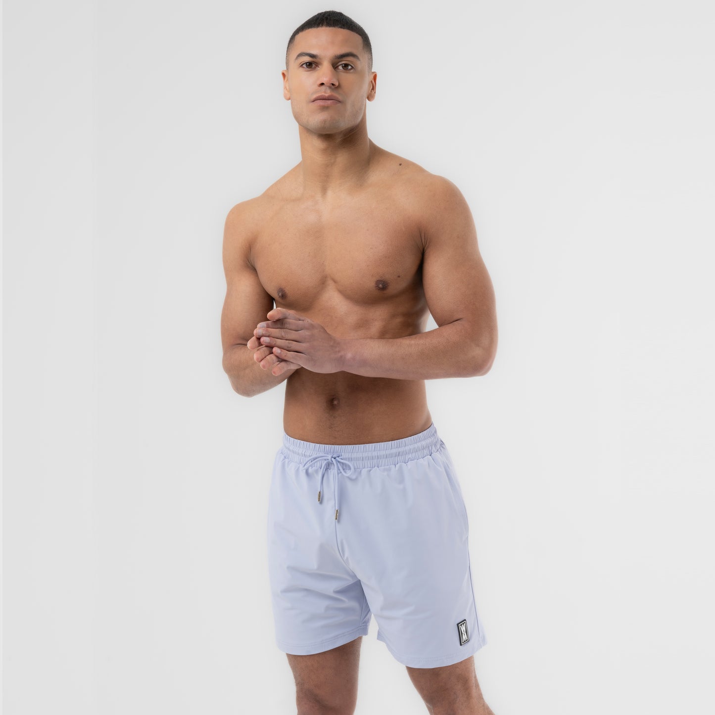 WXM Off White Blue Swim Short