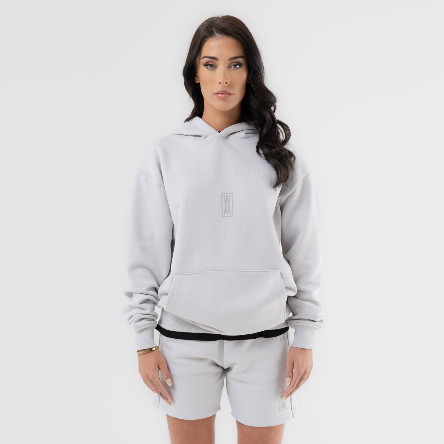 WXM Oslo Stone Oversize Hoodie & Shorts Set