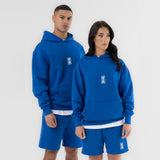 WXM Trypan Blue Oversize Hoodie & Shorts Set