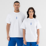 WXM White & Trypan Blue Oversize T-Shirt