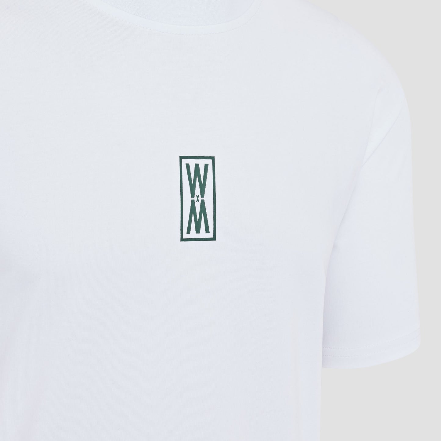 WXM White & Forest Green Oversize T-Shirt