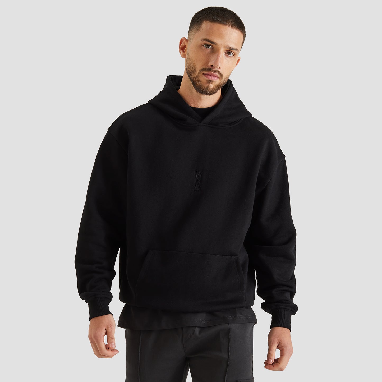 WXM Oversized Hoodie - Black