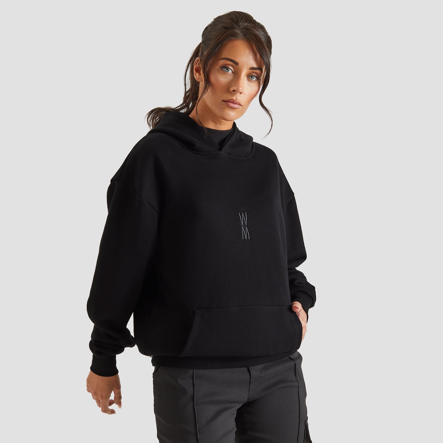 WXM Oversized Hoodie - Black