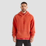 WXM Oversized Hoodie - Washed Red