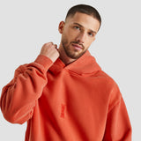 WXM Oversized Hoodie - Washed Red