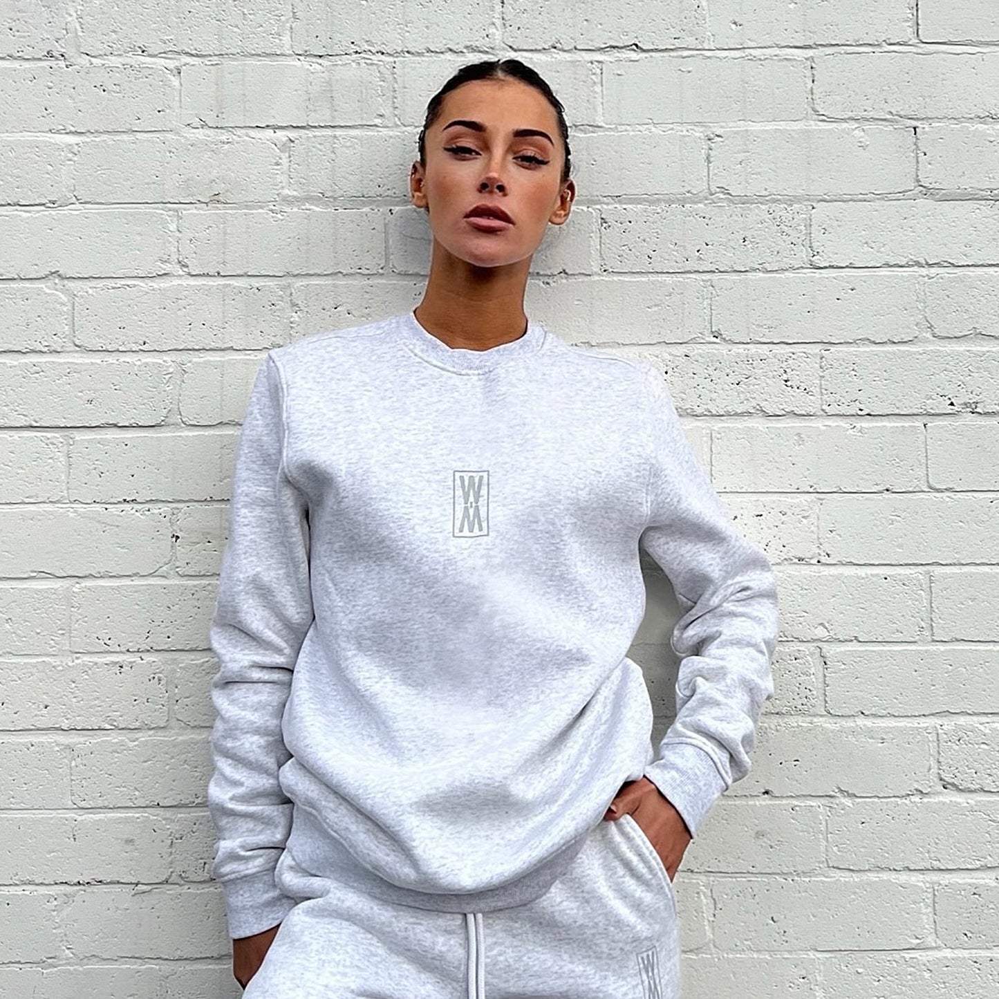 WXM Oversize Sweatshirt - Sky Light Grey